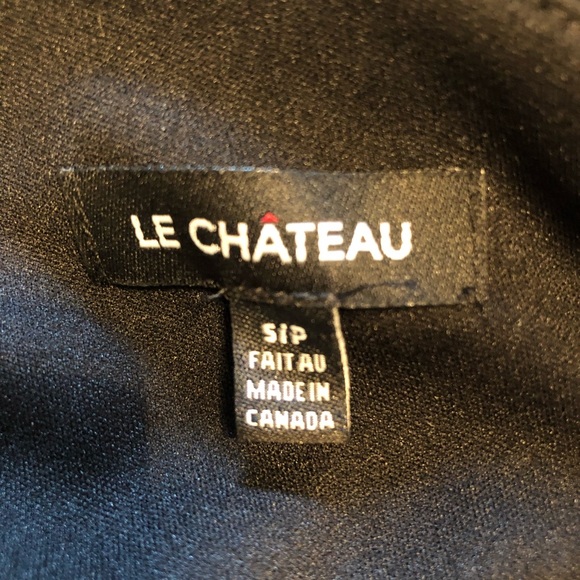 PRC RED One shoulder floor length dress Le Chateau - Picture 8 of 9